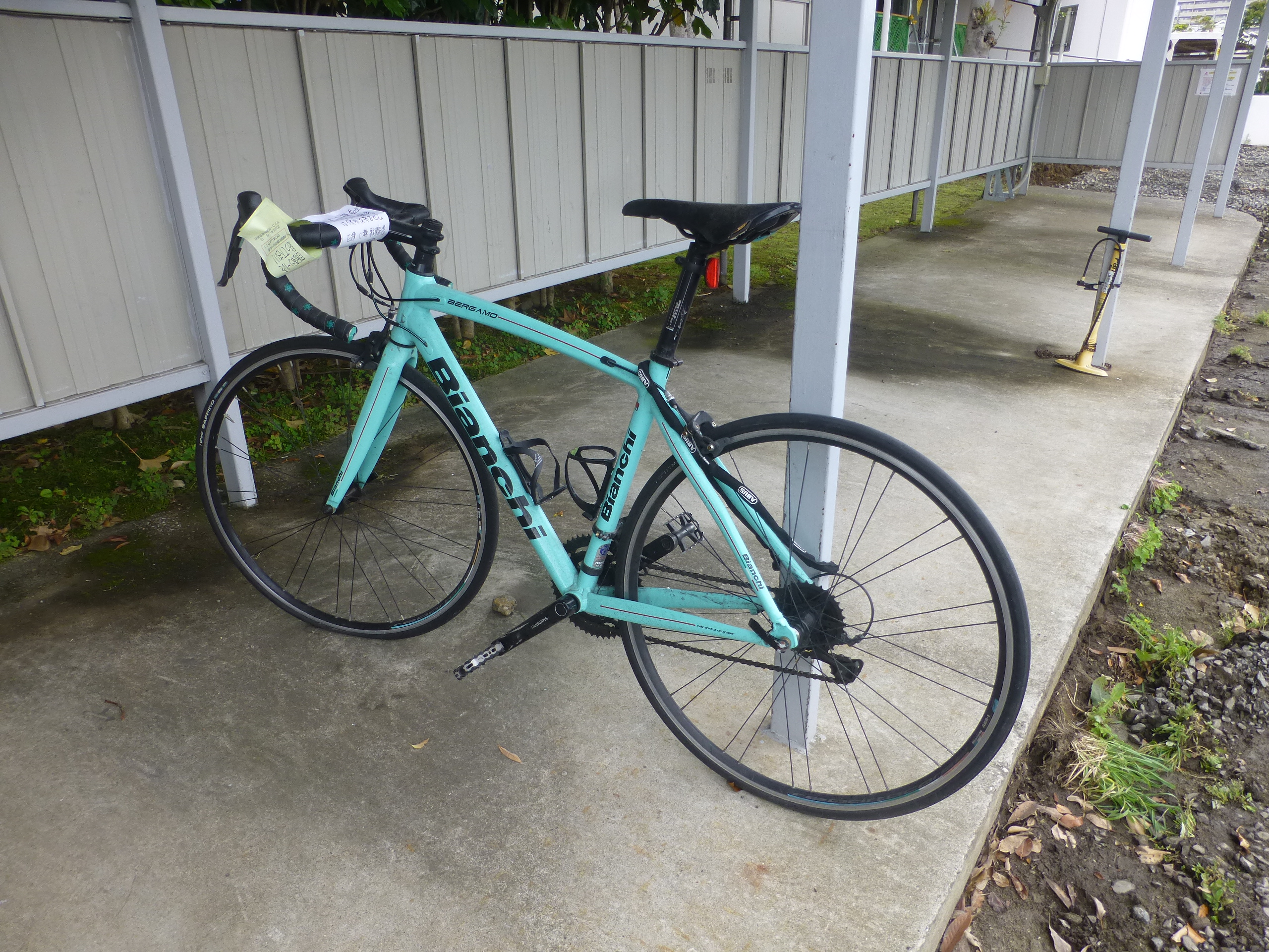 【警告】D棟自転車置場にある自転車　←管理棟前駐輪場へ移動しました